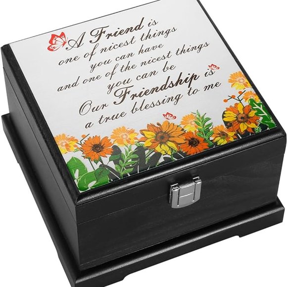 ADMLC Wooden Friendship Decorative Box - Picture 1 of 4